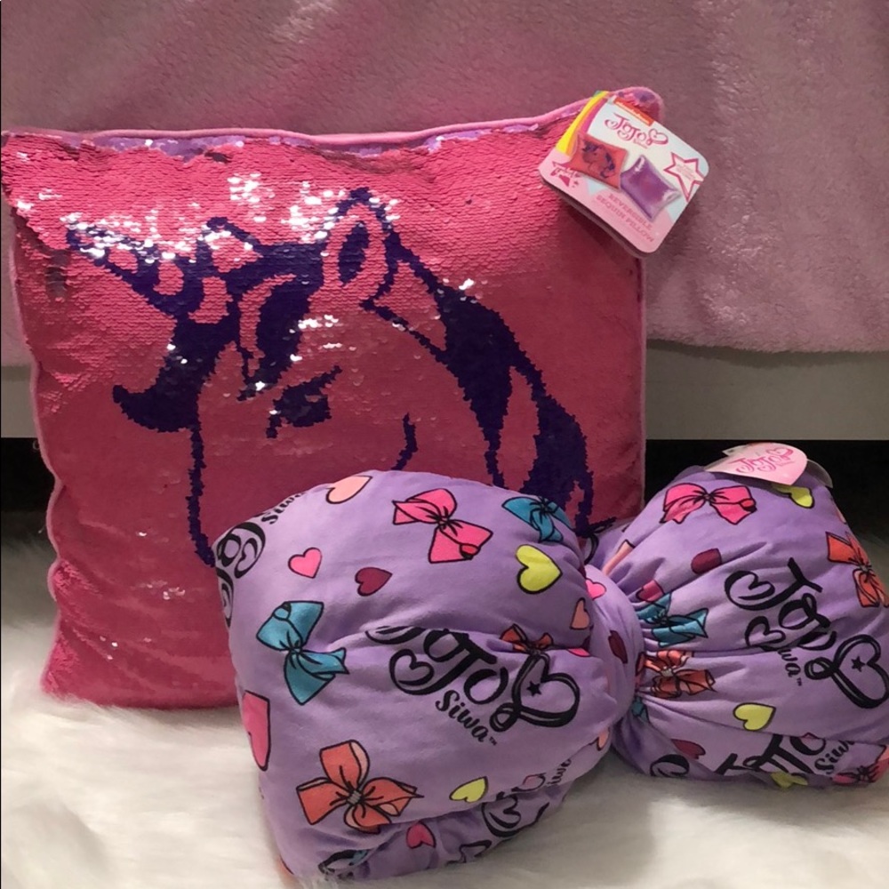 Jojo Siwa throw pillows